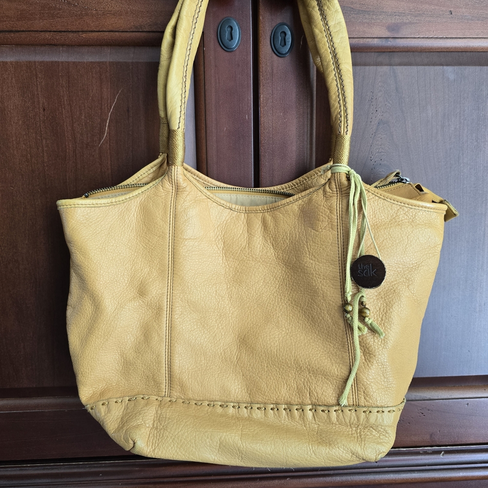 🚨SOLD🚨 The Sak Yellow Leather Hobo Bag